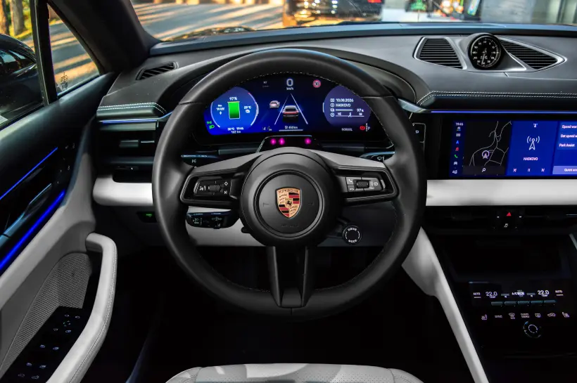 Porsche Macan 4 Electric / PASM / Pano / Matrix LED голяма снимка 1965 - CrediRent Porsche Macan 4 Electric / PASM / Pano / Matrix LED голяма снимка 1965